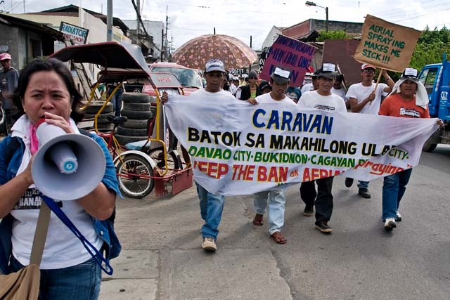 Finally in Cagayan de Oro City, the caravan participants proceed on foot toward the Court of Appeals.
